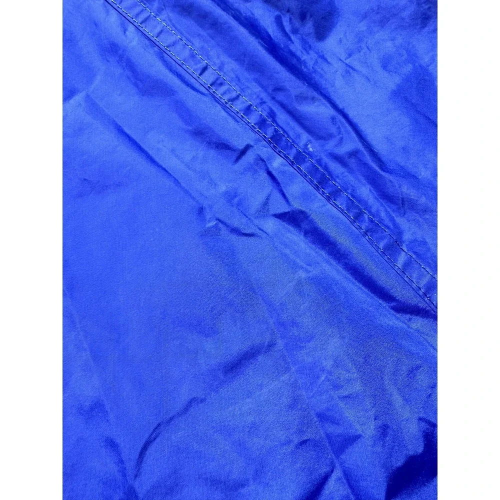 VTG North Face Mens Blue Black Full Zip Windbreaker Jacket Size Large‎